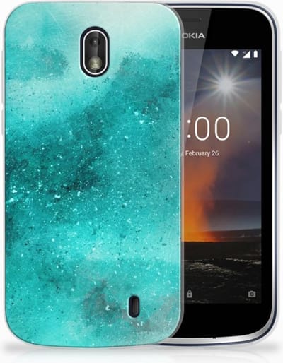 Hoesje maken Nokia 1 Painting Blue