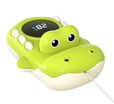 Badtemperatuurmeter - Waterthermometer Kind - Veilig Baden - Drijvend Krokodil Speelgoed - 127 cm - Groen