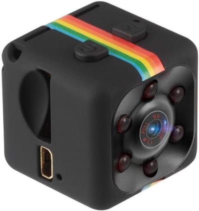 Mini Camera HD - Micro Videocamera - Beveiliging Thuis - Met Nachtzicht - 2.5 cm - Zwart