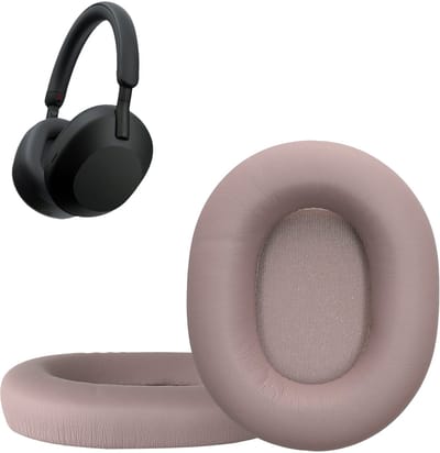 kwmobile 2x oorkussens geschikt voor Sony WH-1000XM5 - Earpads voor koptelefoon in oudroze