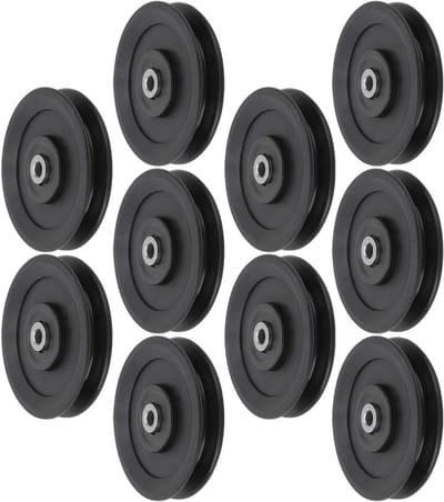 10 Stuks 115mm Nylon Fitness Pulley voor Thuisgym, Oefening, Krachttraining en Accessoires