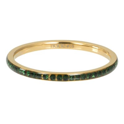 Zirconia Emerald - iXXXi - Vulring 2 mm - Goud
