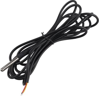 Waterdichte Temperatuur Sensor Probe 18B20 -55°C tot +125°C 3 Meter