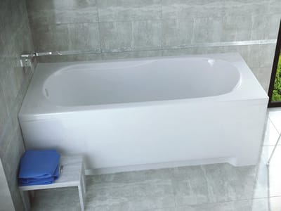 Badland BONA ligbad 140 x 70 cm wit met styropor ombouw