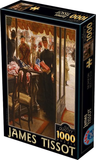 Puzzel 1.000 stukjes Art - James Tissot ''Shop girl''