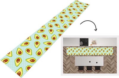 Keukenloper - Loper keuken - Avocado - Patronen - Stippen - 300x50 cm - Keukenloper vinyl