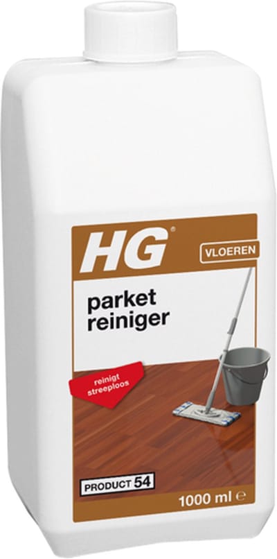 HG parketreiniger Dé fris ruikende parketreiniger voor parketvloeren - 2 Stuks !