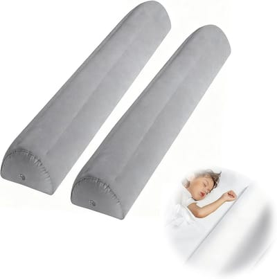 Opblaasbare Valbescherming voor Bed – 127 cm, 2-pack met Handpomp voor Baby & Kind
