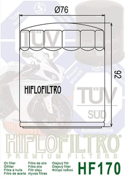 hiflofiltro oliefilter voor harley davidson 1200 sportster custom motor 1999 tot 2019 nieuw