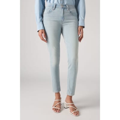 Levi's 721 High Rise Skinny Cool Secret Bench Size: W27L30 | Skinny Outlet | Dames | Blauw