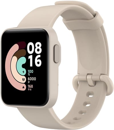 By Qubix - Classic siliconen sportbandje - Beige - Geschikt voor Xiaomi Mi Watch Lite / Redmi Watch