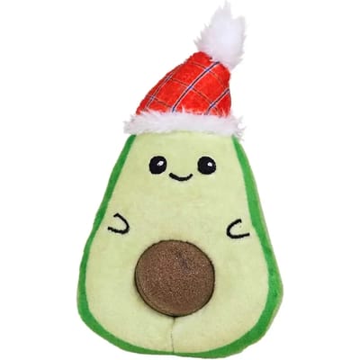 Pluche speelgoed voor kat met catnip bal Nobby Pet Xmas Avocado