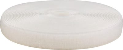 Klittenband - 10 Meter 10 meter Wit - Afdekzeilwinkel - 20mm Naaibaar Lus Zachte Kant 10 meter Wit