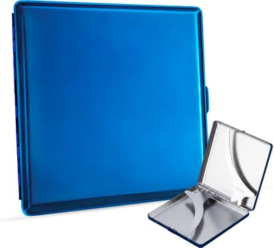Sigarettendoosjes Blauw - 20 Sigaretten - Metaal - Sigarettenhouder - Windbestendig
