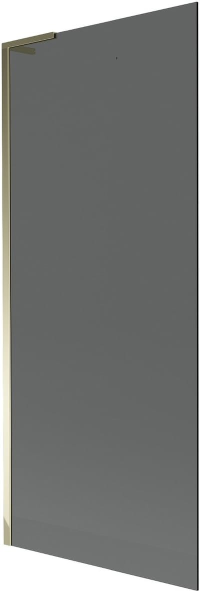 Mexen Next L badwand 1-delig 80 x 150 , grafiet, goud - 895-080-000-03-40-50