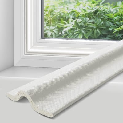 Tochtstrip Raam Deur - Isolatiestrip Afdichtstrip - Energie Besparen - Zelfklevend Waterdicht - 10 Meter - Wit