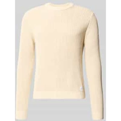 Regular fit pullover van pure katoen model 'DORIAN CREW'
