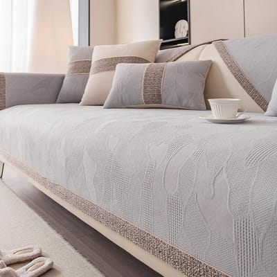 Chenille Bankkussen Vier Seizoenen Universele Bankbeschermhoes Handdoek Antislip Kussen Tapijten Voor Woonkamer Decoratie 70x70cm 1pcs