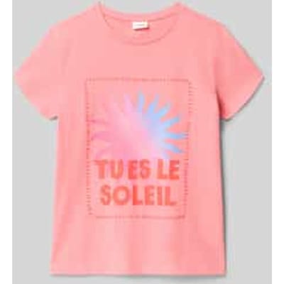 T-shirt Met Relaxte Pasvorm Met Veranderlijke Rubberprint Meisje s.Oliver