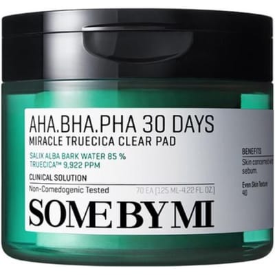 SOME BY MI AHA BHA PHA 30 Dagen Miracle Truecica Clear Pad (70 Bladjes) (3 Opties) #70 Pads x 1pcs