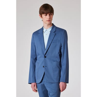 Paul Smith Mens Blazer Buggy Lined Greyish Blue Maat: 46 | Blazers Outlet | Heren | Blauw