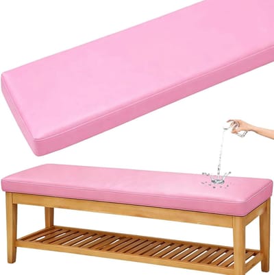 Waterdicht Zitkussen - Bankkussen Tuin - Buiten Zitten - Antislip Onderkant - 60x190x5cm - Zwart