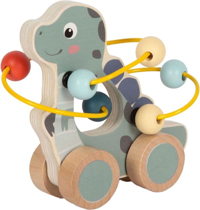 Small Foot - Wooden Push Figure Motor Skills Spiral Dino
