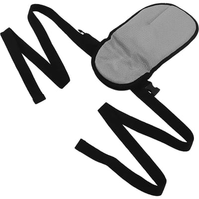 Mesh Dementie Handfixatiehandschoen Ademend Verstelbaar Veiligheidscontrole Mitt voor Ouderen Grijs gray