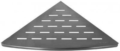 Wiesbaden InWall Hoekplanchet 29 x 29 cm - RVS Geborsteld Staal