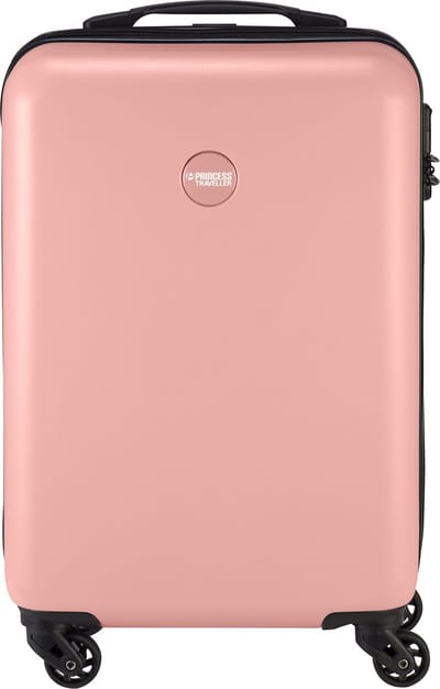 Princess Traveller PT-01 - Handbagage Koffer - Peony Pink - 55x35x20cm - 35 L Reiskoffer