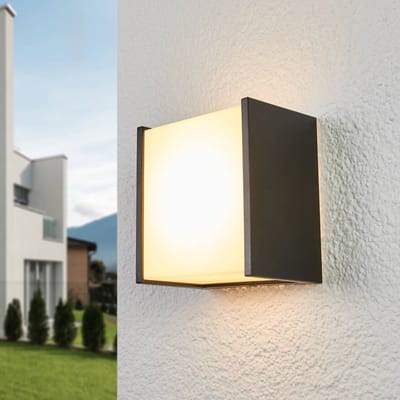 Philips Macaw wall lantern black 1x3W SELV