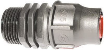Puntstuk voor druppelslang PE - 16mm x 1/2