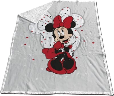 Minnie Mouse fleece plaid 130 x 170 cm - polyester