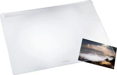 Transparante Matte Bureauonderlegger 39x60 cm voor Ergonomisch Schrijven