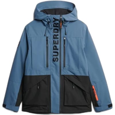 Superdry Ultimate Freestyle Ski-jack Blue Grootte: L