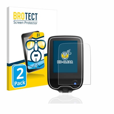 BROTECT - Screenprotector voor Freestyle Libre 3 - Folie Beschermfolie transparant 2 Stuks
