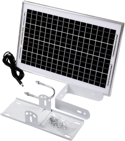 Monokristallijn Zonnepaneel 10W 24V met DC5521 Aansluiting
