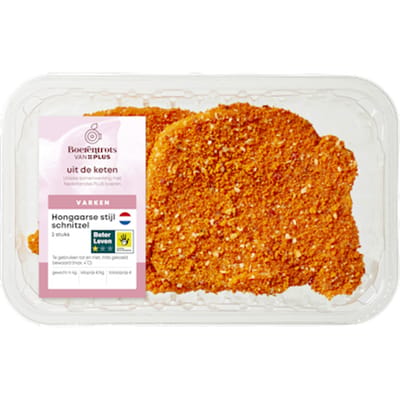 Schnitzel Hongaarse stijl 2st