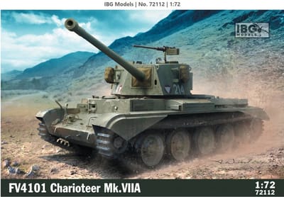 IBG Models Modelbouwpakket Militaire voertuigen - 72112 FV4101 Charioteer Mk.VIIA - Tank Plastic - 1:72 - Modelbouw