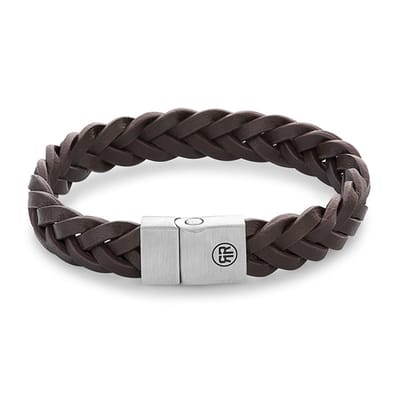 Rebel and Rose RR-M0028-S - Full Metal Braided - Armband-Maat L