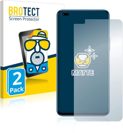 BROTECT - Screenprotector voor Honor 50 Lite - Folie Beschermfolie matte 2 Stuks