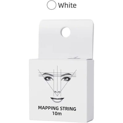 Wenkbrauw tatoeage draad Wenkbrauw semi-permanente liniaal Hulplijntekening met inkt Positionering Mapping String