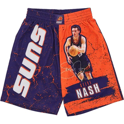 Basketbalshort voor heren Nba Burst Mesh Short nr. 13 Steve Nash Phosun Originele teamkleuren