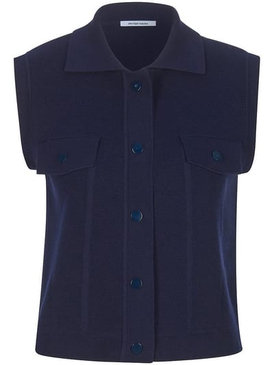 Mouwloos vest Van Peter Hahn blauw