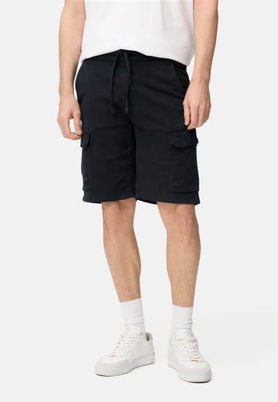 camel active fleXXXactive® Shorts met trekkoord - Maat menswear-46IN - Donkerblauw