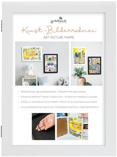 Goldbuch - Kunst fotolijst A4 – Wit - Hout met magnetische sluiting