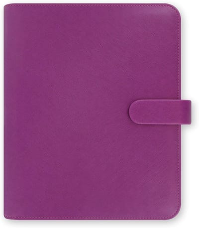 Agenda Organizer - Planning Map - Dagelijkse Planning - Verborgen Drukknoopsluiting - A5 Formaat - Framboos