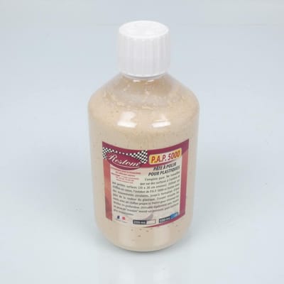 restom pap 5000 500ml plastic restaurator polijstcrème voor motoren auto's nieuw