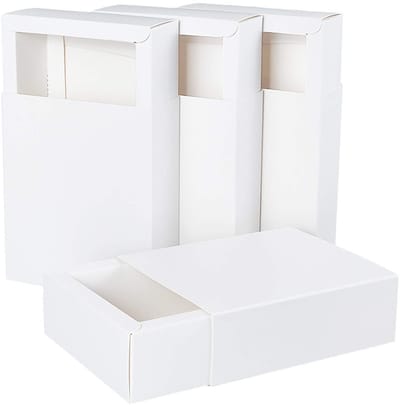 Dailygoods- Geschenkverpakking Schuifdoosje - Kraftpapier - Voor Zeep/Sieraden/Snoep - Voor Feestjes/Festivals - Diverse Maten - Ambachtelijke Ervaring - Cadeaudoos