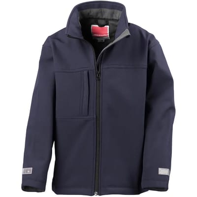 Result Junior Classic Soft Shell Jacket RT121J - Navy - M (7-8)